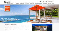 Desktop Screenshot of bayvillas-phangan.com