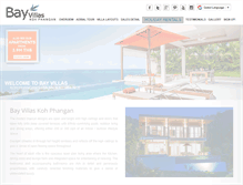 Tablet Screenshot of bayvillas-phangan.com